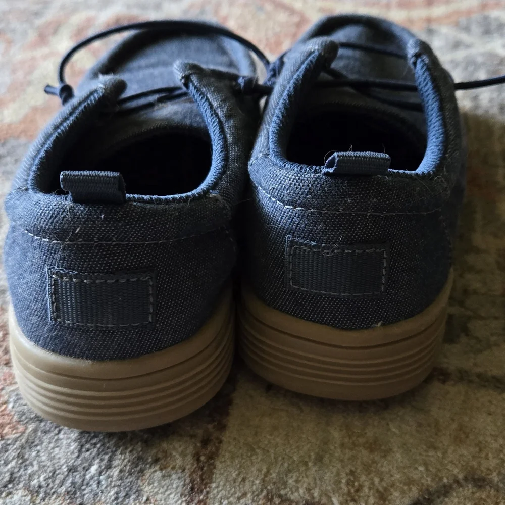 Old Navy Denim Blue  Loafers Slip-Ons with Cushioned Sole Worn Once